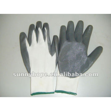 13g nitrile coated gloves